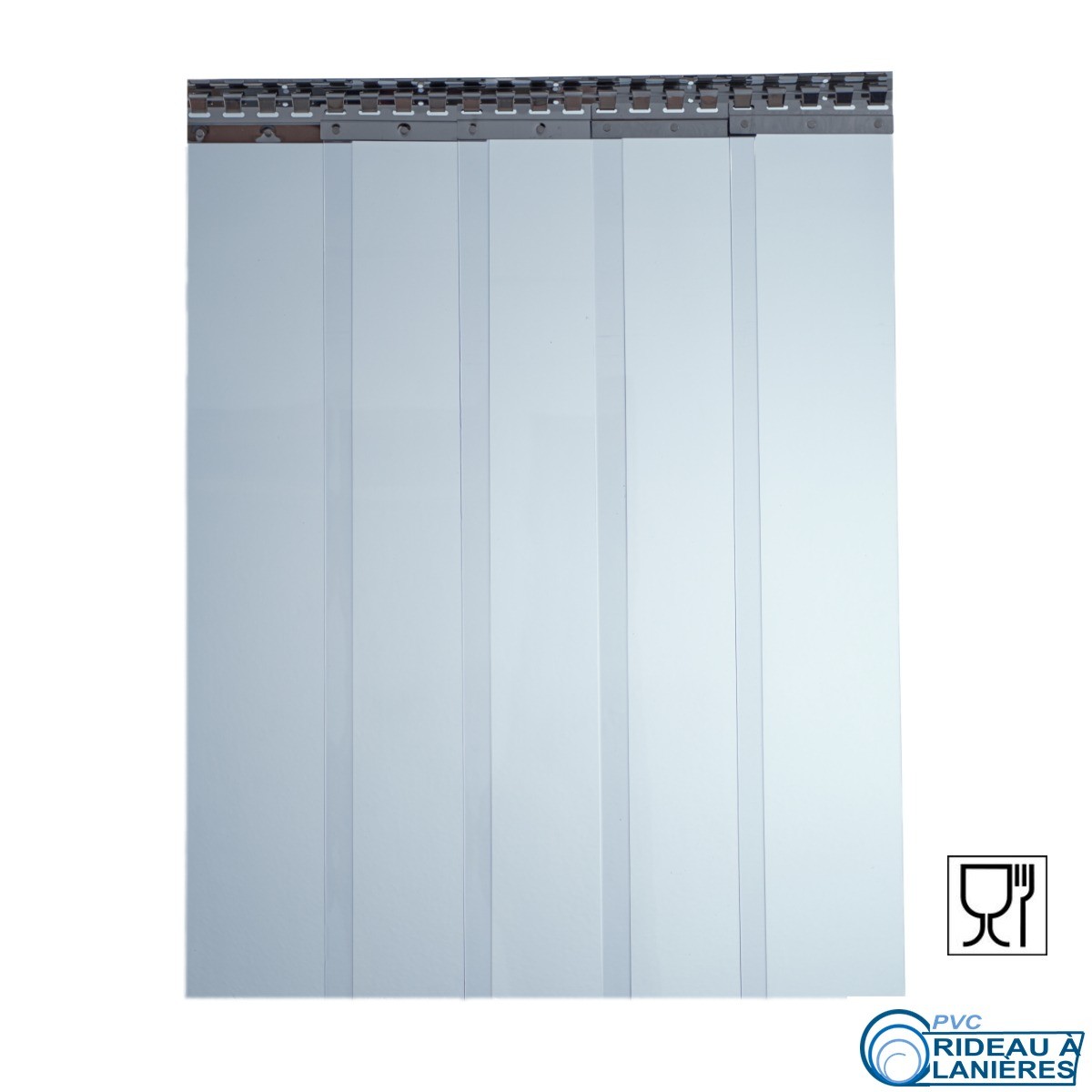 PVC Streifenvorhang Lebensmittelecht
