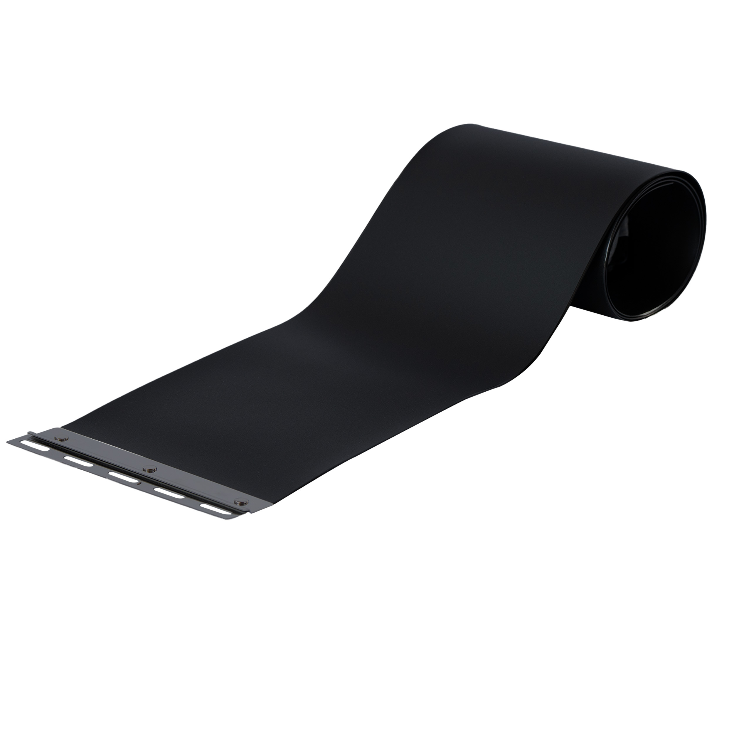 Bande de remplacement pour rideau en PVC, noir mat